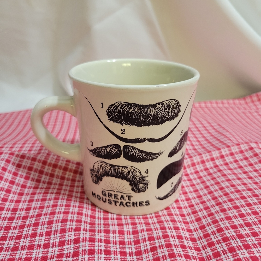 "Great Mustaches" Mug from The Unemployed Philosophers Guild